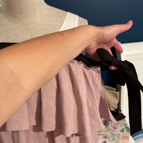 ✨ Isa Arfen Mali Baby Mini Dress – Linen Designer Statement - Picture 10 of 16